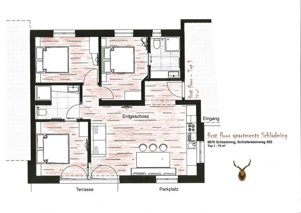 Free Feel Appartements By Schladming-Appartements الغرفة الصورة